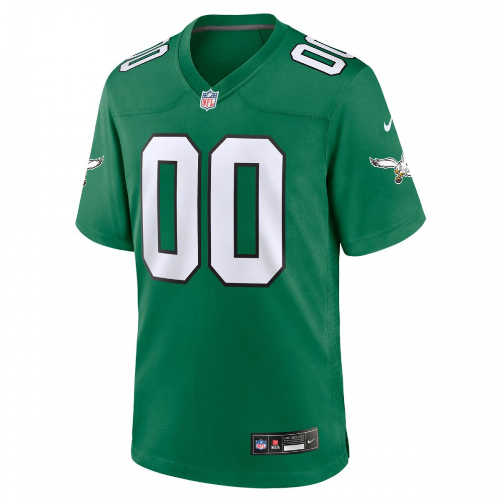 Philadelphia Eagles Nike Alternate Custom Game Jersey - Kelly Green-GridironStore